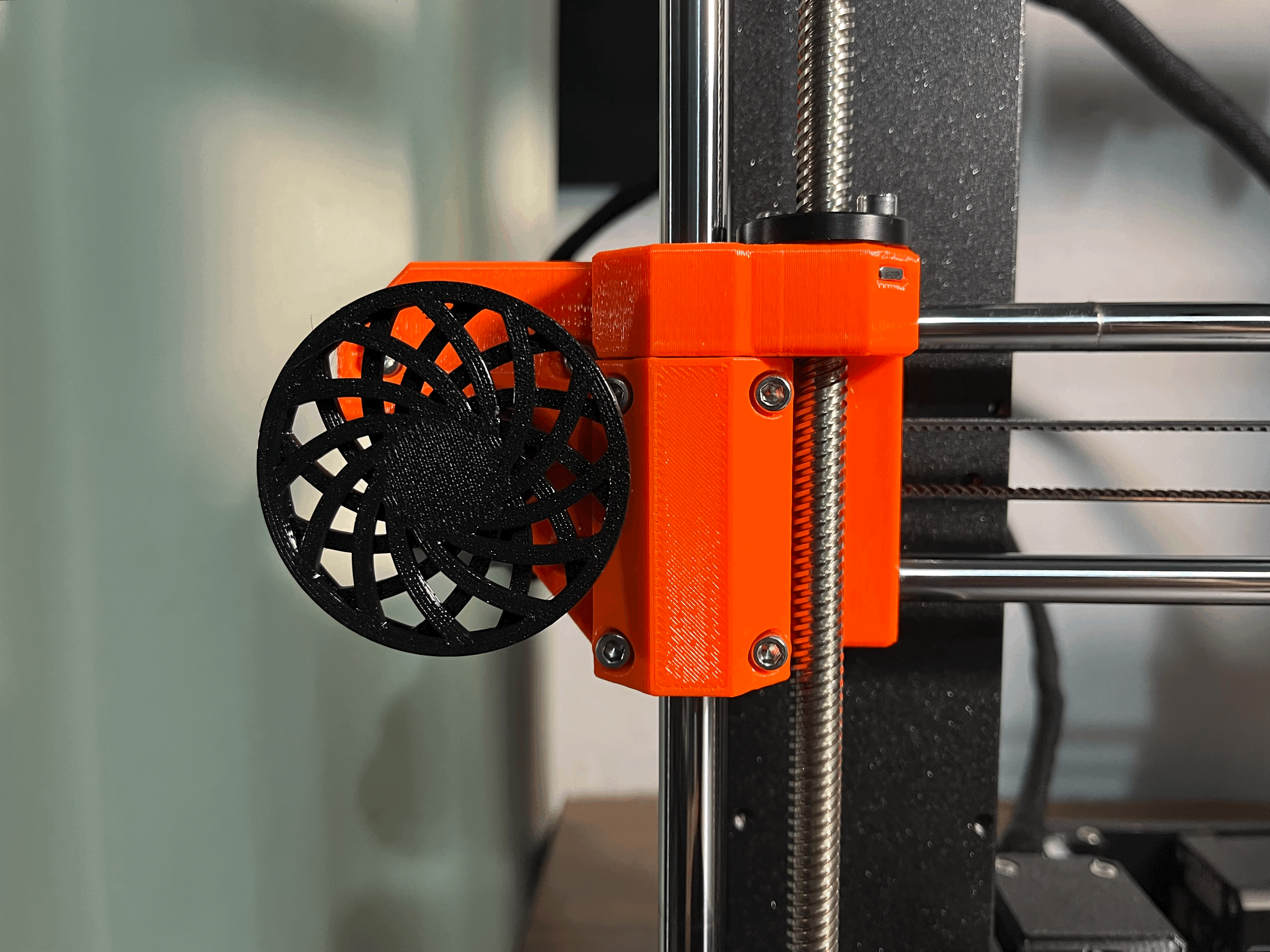 Hypnotic Optical Illusion for Prusa MK4 X-Axis