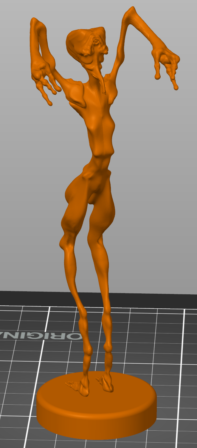 Alien statue