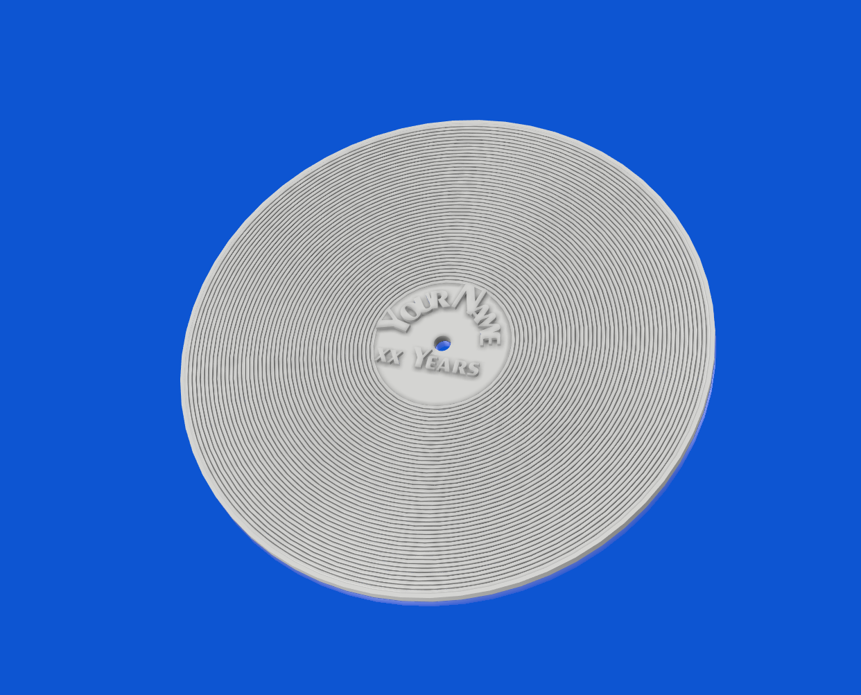 Model Vinyl with custom Name