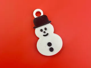 Snowman Keychain by MrViddy | Download free STL model | Printables.com