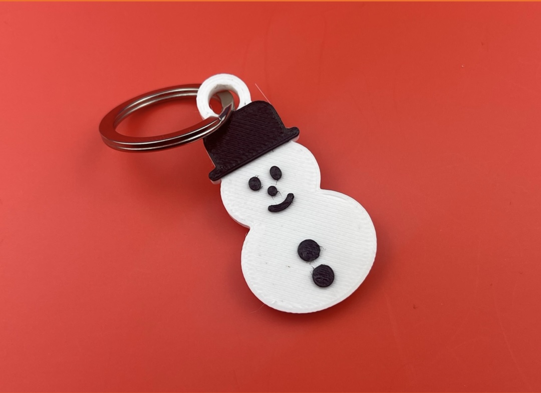 Snowman Keychain