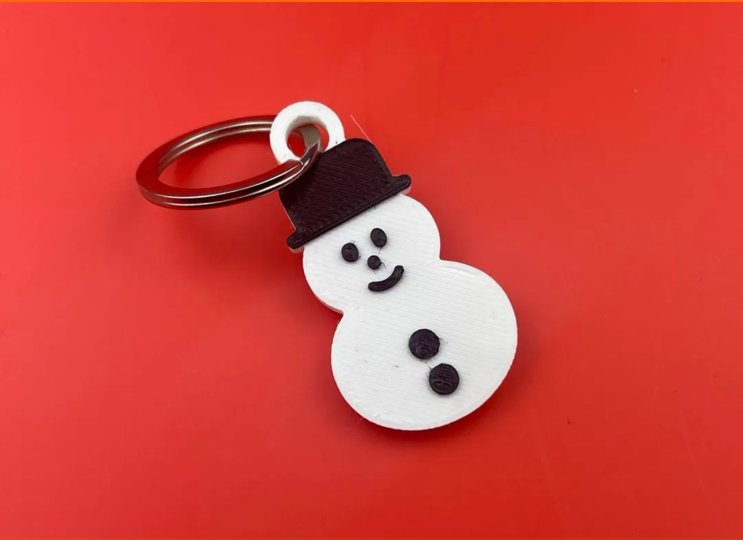 Snowman Keychain by MrViddy | Download free STL model | Printables.com