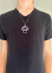 Mushroom Necklace