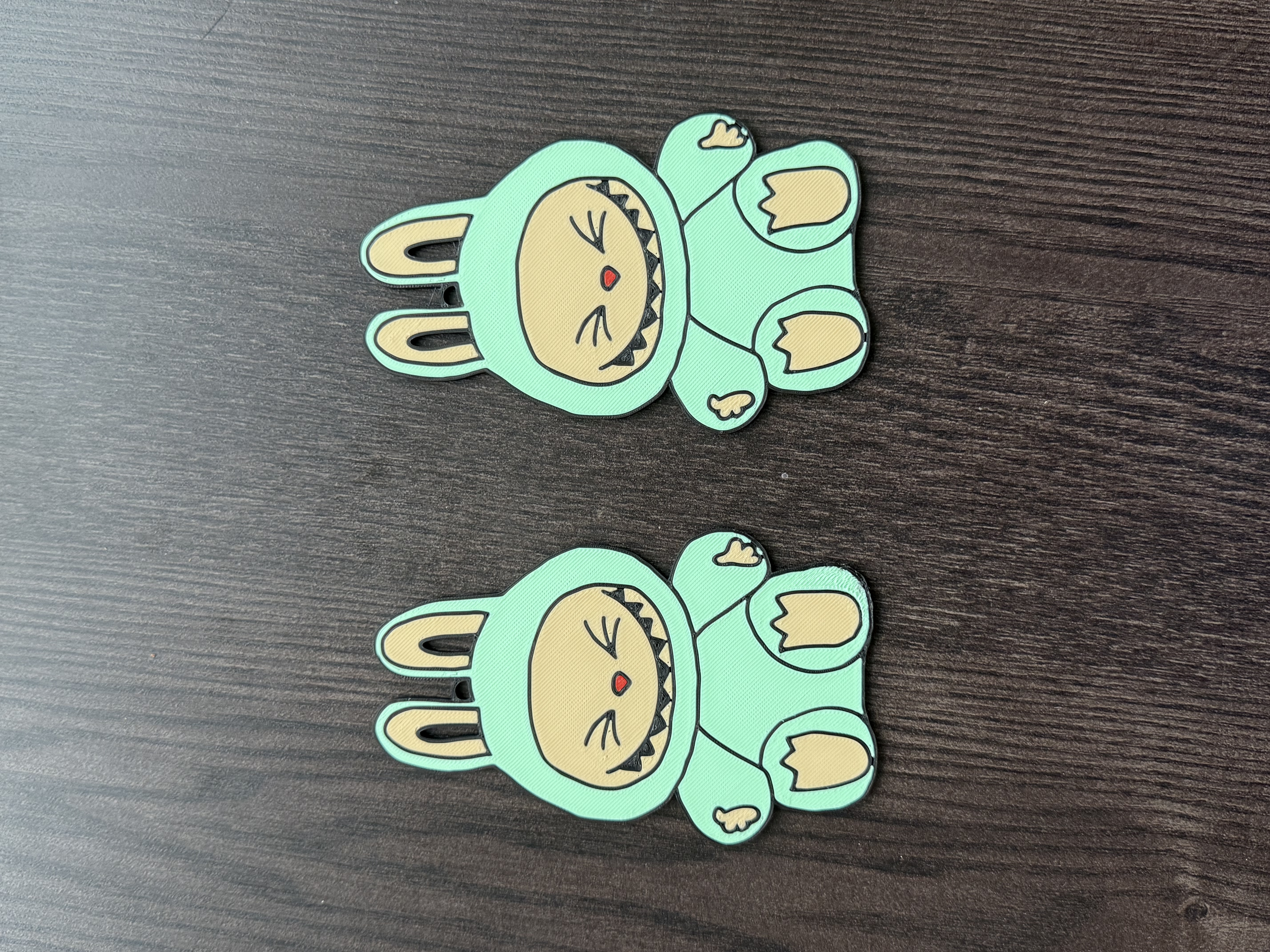 Cartoon cute lafufu keychain