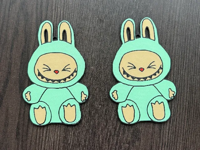 Cartoon cute lafufu keychain