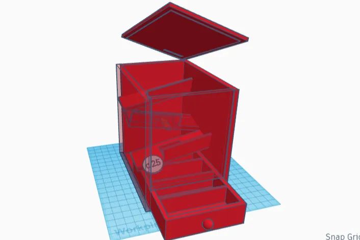 Coin sorter piggy bank by Ampolo Download free STL model