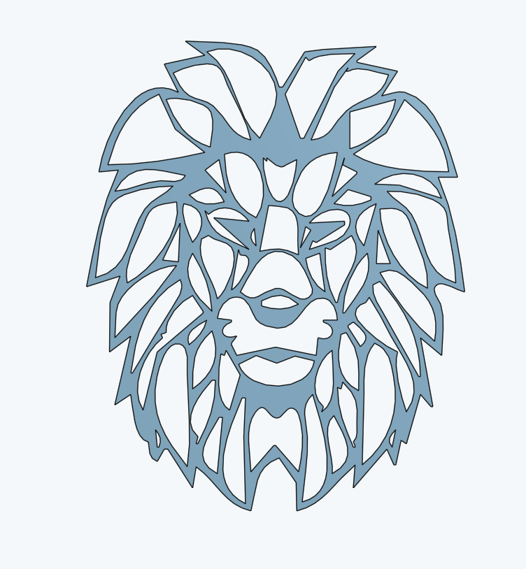 Lion wall art