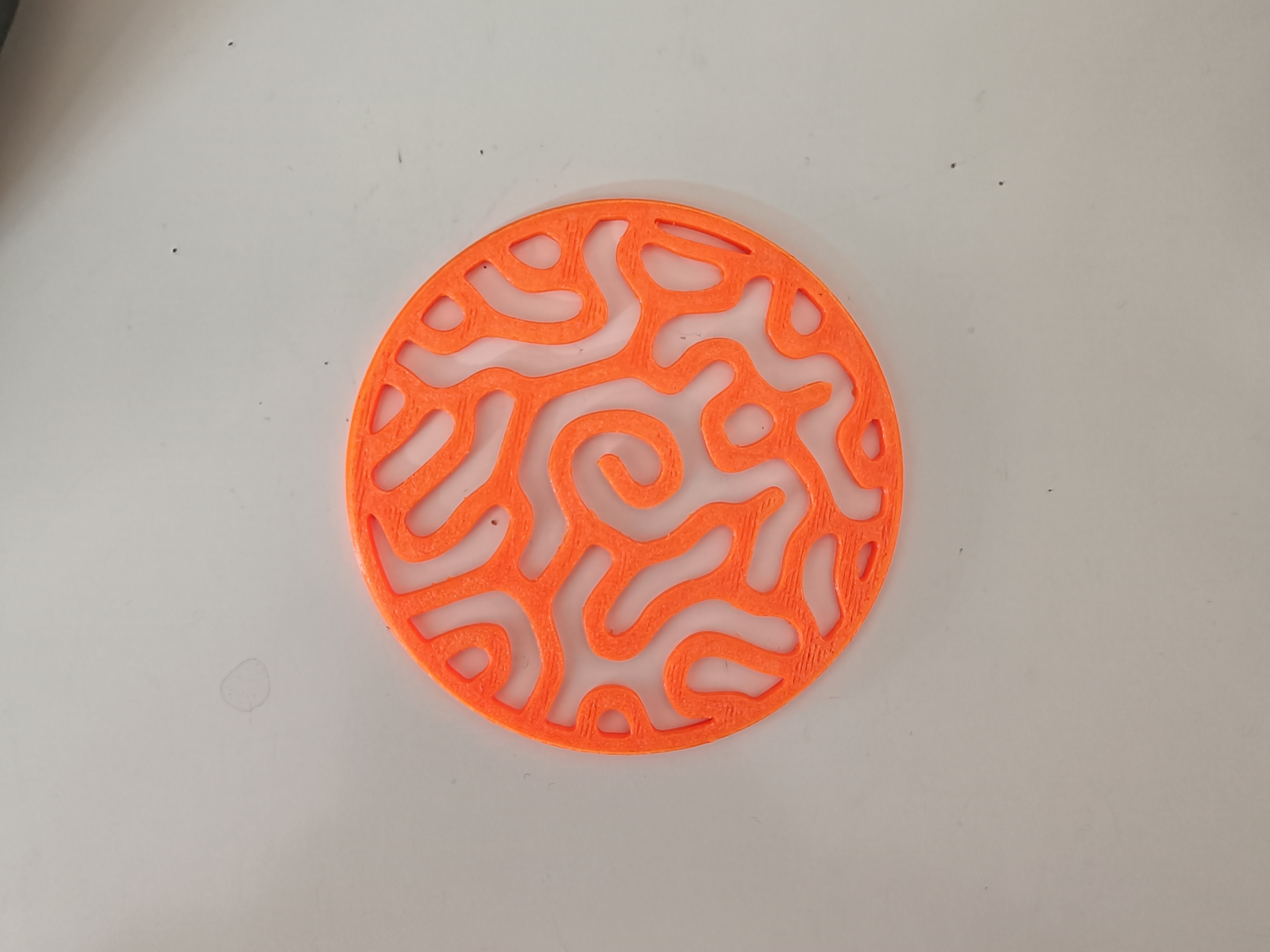 Miniatura 2 do modelo 3D "Diffusion" Coaster | Dual color