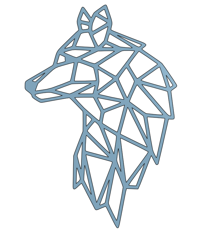 Wolf wall art