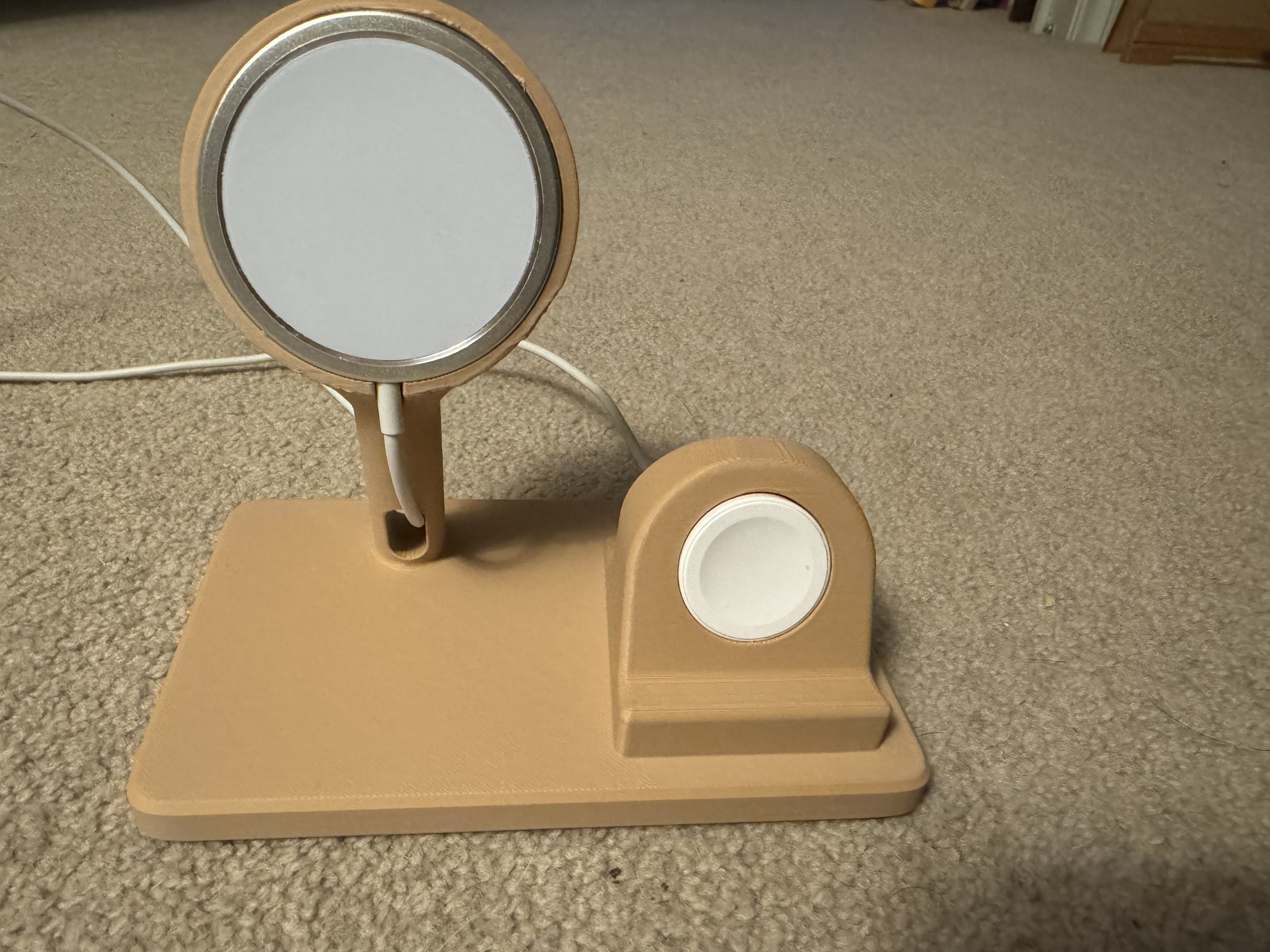 Combined iPhone and Apple Watch Stand 3D model thumbnail