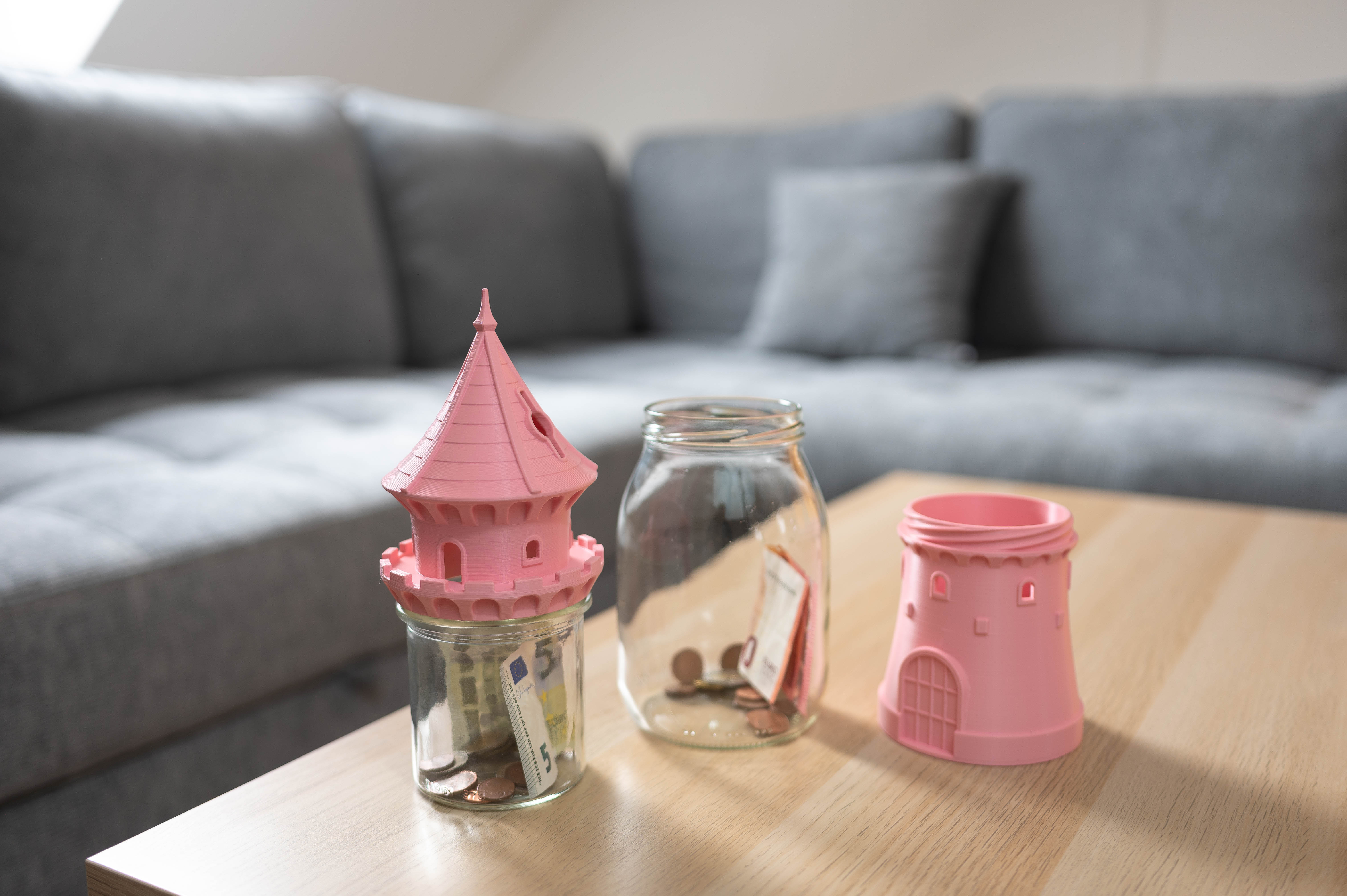 Magic Fairy Castle Large Piggy Bank