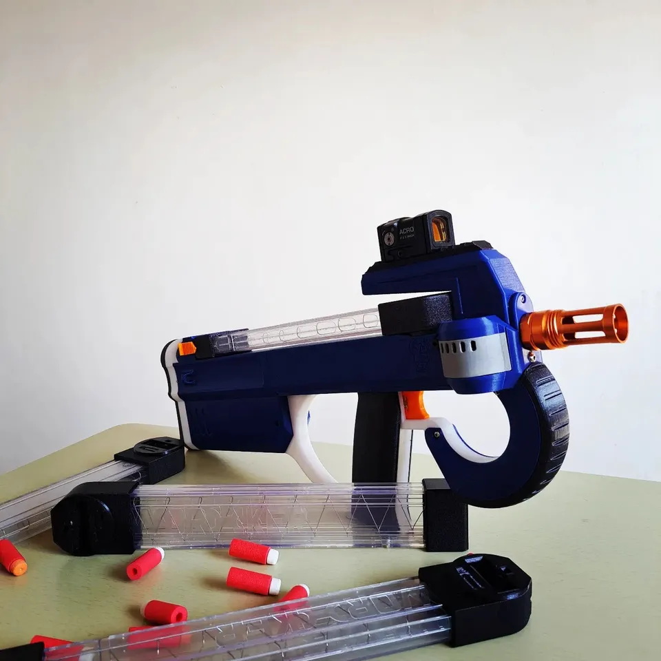 GnK-90: Top loading, Solenoid powered, Brushless Nerf Blaster by