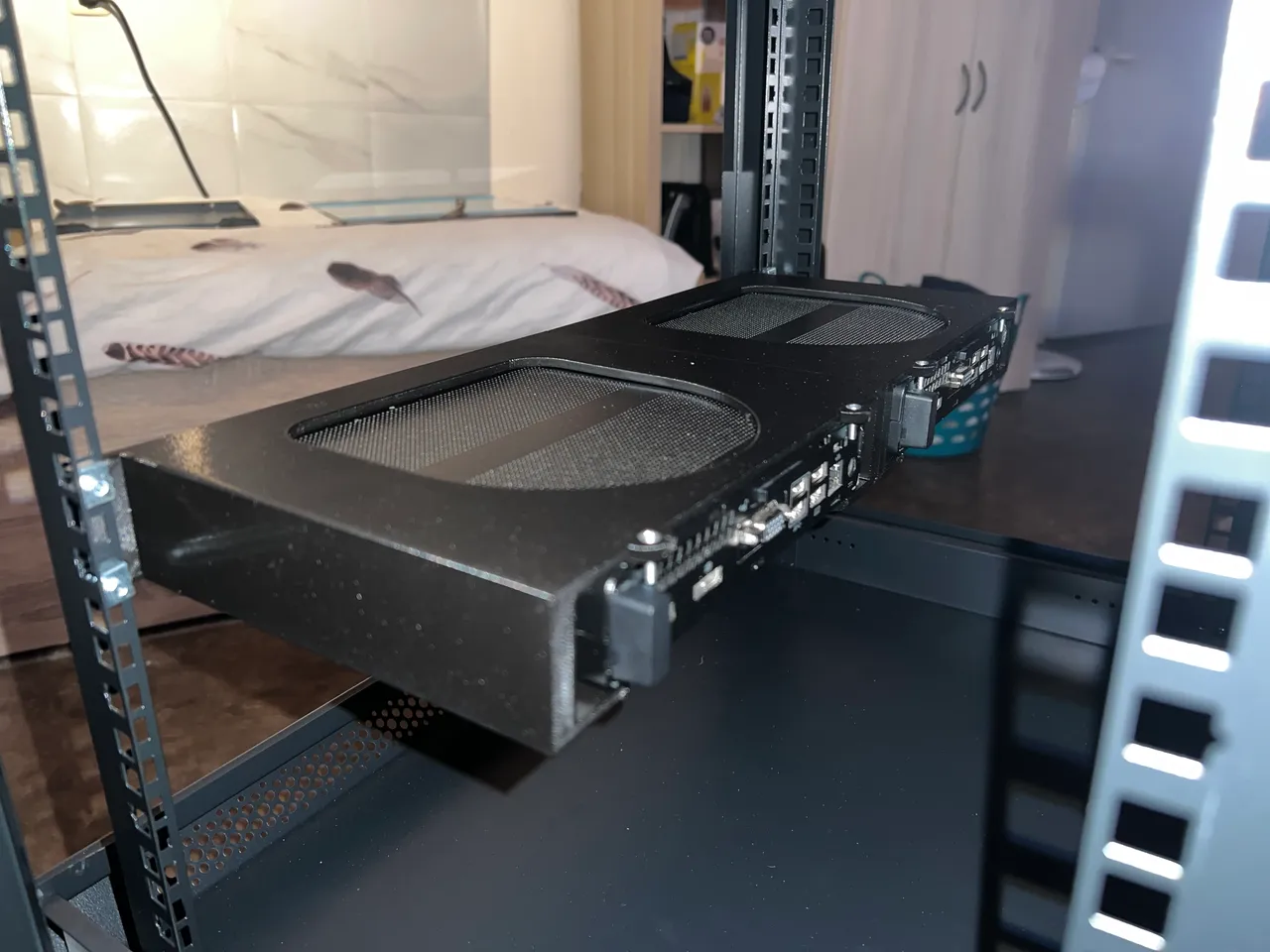 1U rackmount for HP Elitedesk G3 mini and newer by Spekkie3D | Download ...