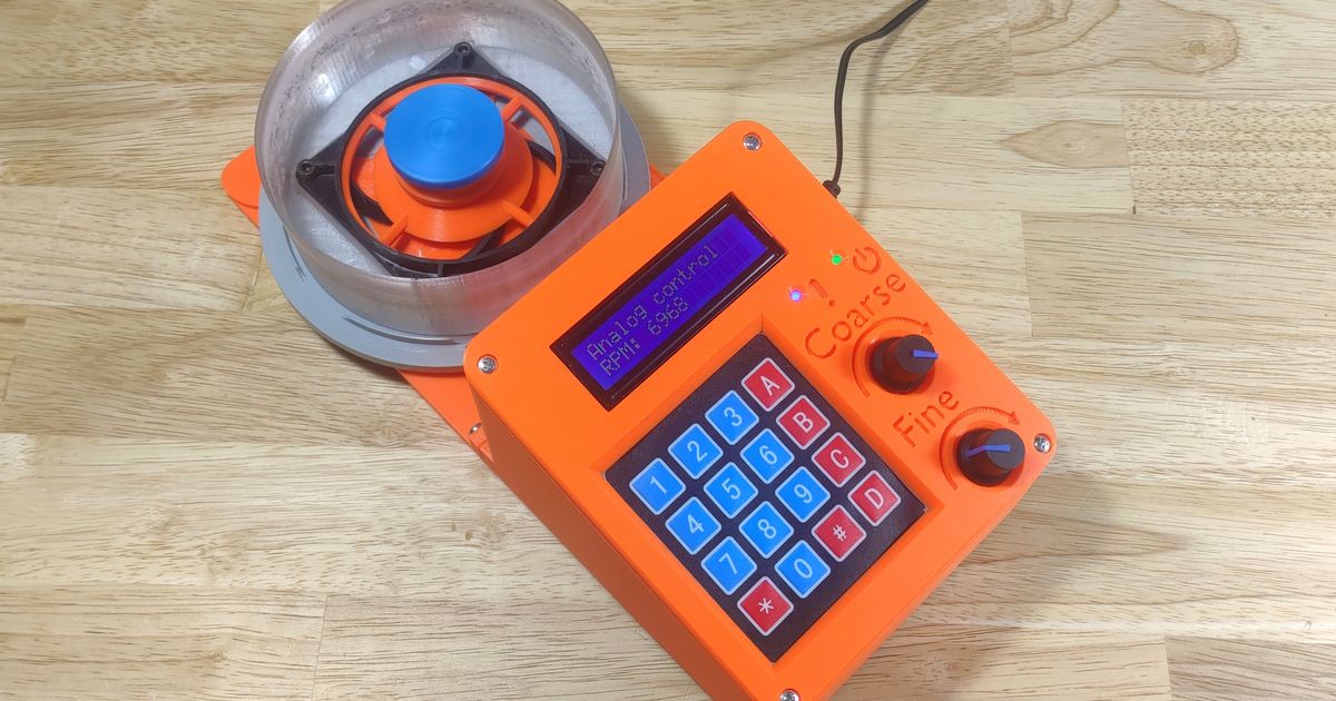 DIY Spin Coater by Birdbrain Download free STL model