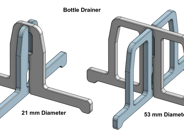 Bottle Drainer (21 mm, 25 mm and 53 mm)