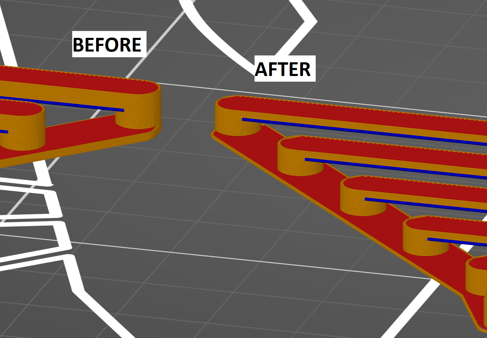 Miniatura 2 do modelo 3D Bridging Test with less material