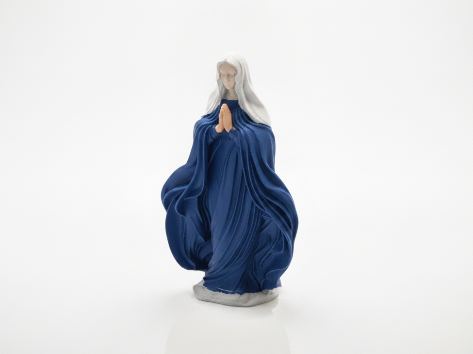 Praying Mother Mary Figurine Religious 3D Printable