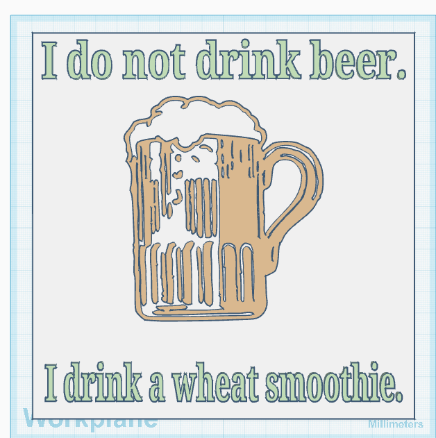 Wheat Smoothie Sign