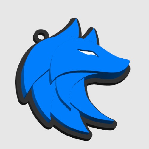 Wolf Keychain by halSMic