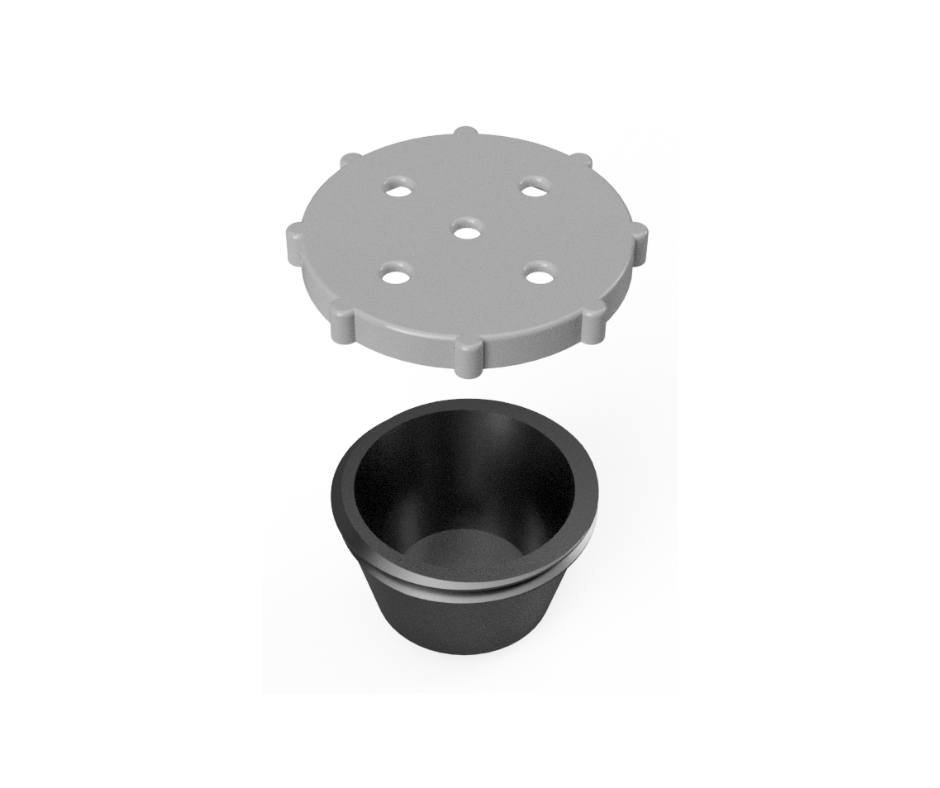 Reusable Coffee Pod – Threaded Lid Capsule