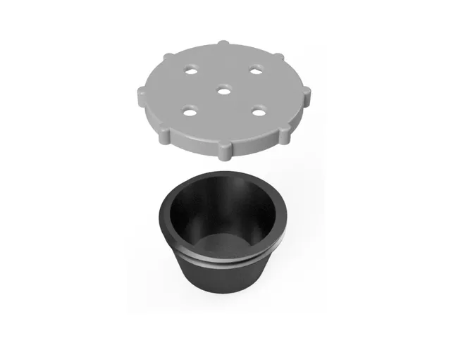 Reusable Coffee Pod – Threaded Lid Capsule