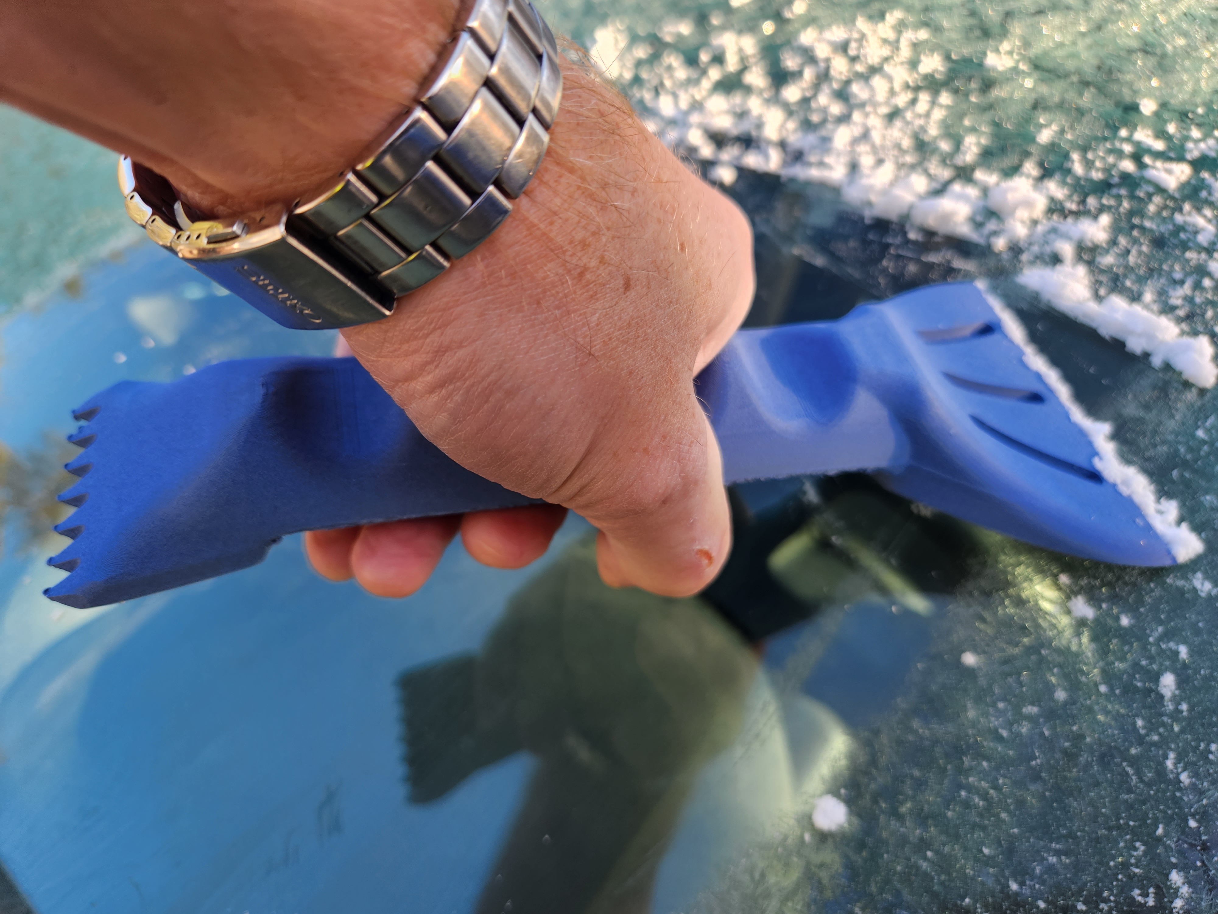 Ice Scraper and Crusher