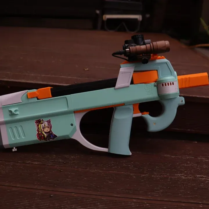 東京マルイ製P90（ヒーローシューター/スプラトゥーン）塗装 splatoon