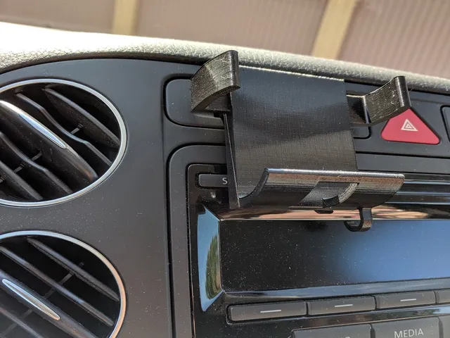 Car phone holder for card slots, adjustable