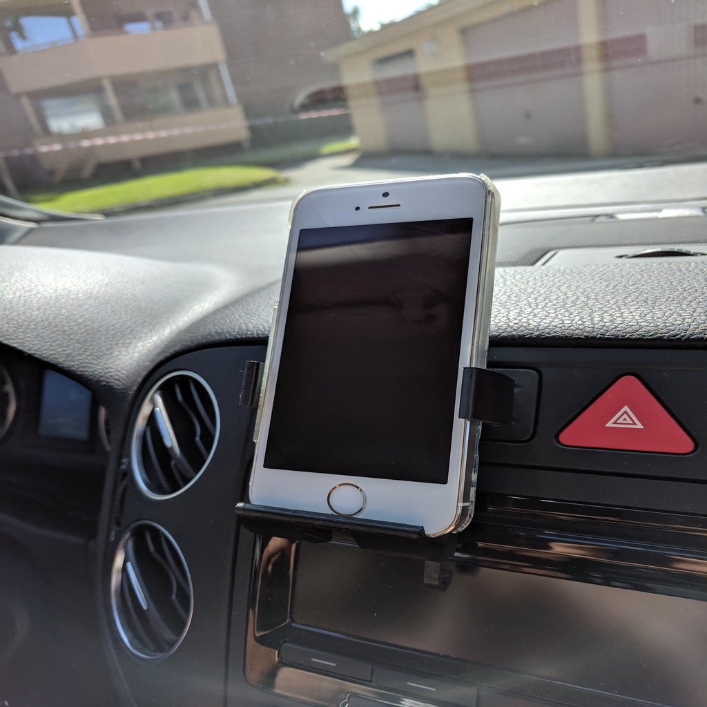 Car phone holder for card slots, adjustable by joh | Download free STL ...