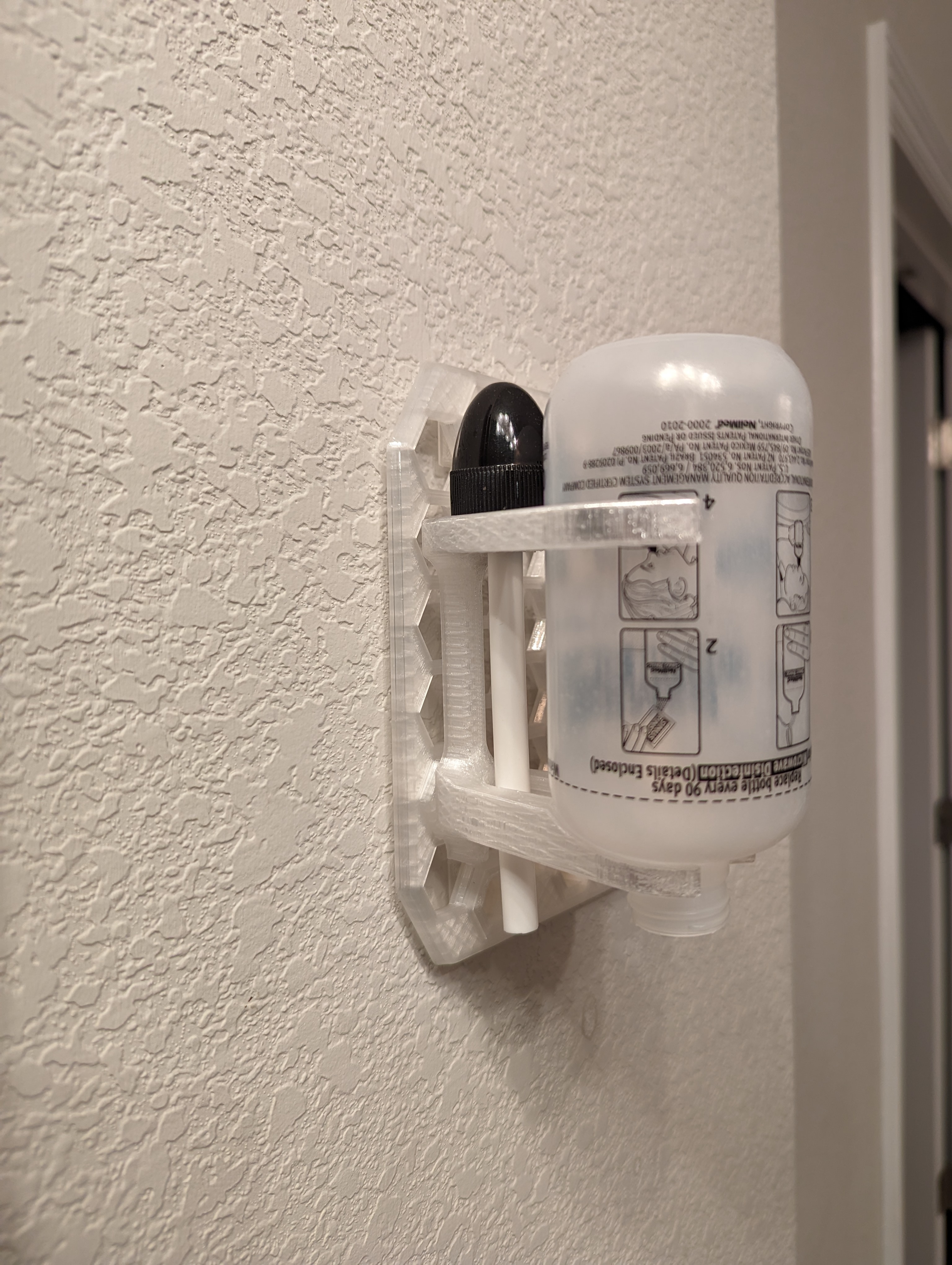 Sinus bottle (Neti Pot) holder for Honeycomb Storage Wall