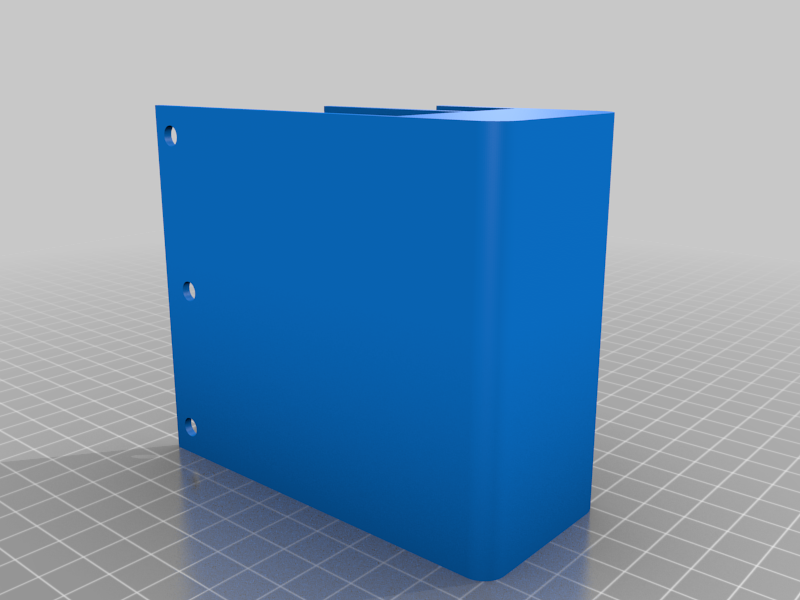 Miniatura 4 do modelo 3D Simple Letter rack wall mount