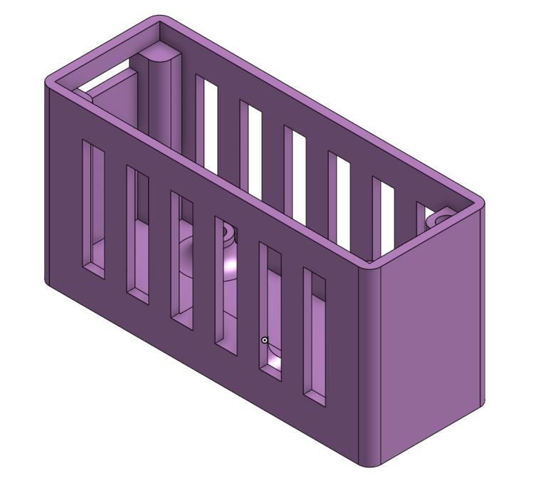 LM317 DCDC Stepdown Adjustable Voltage Regulator case by FSMaker