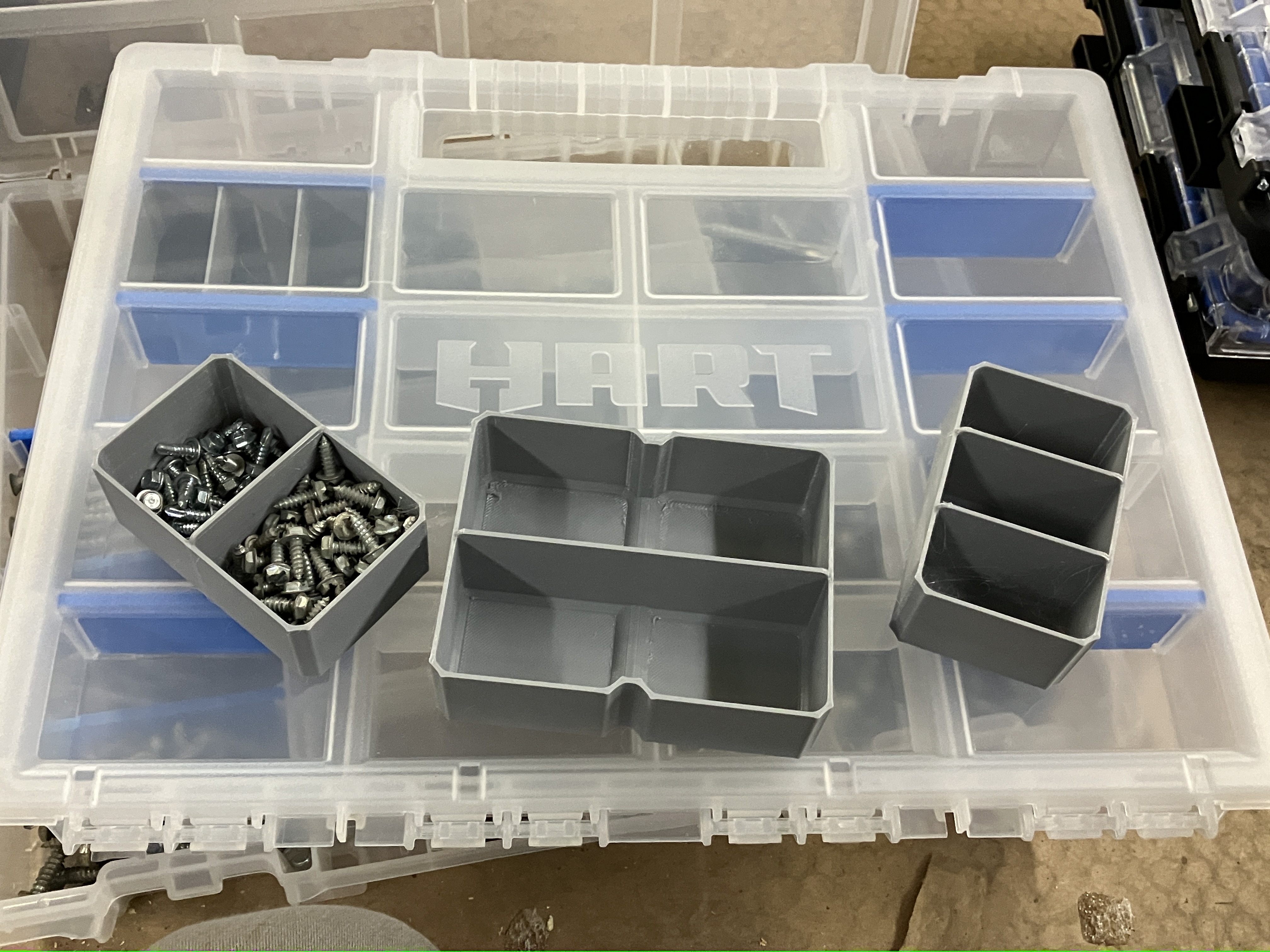 Hart 3 Case Organizer Subdividers