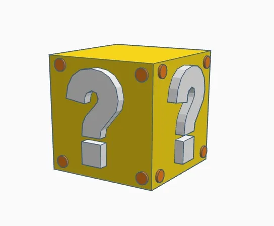 Super Mario Mystery Box by Julian nussbaum, Download free STL model
