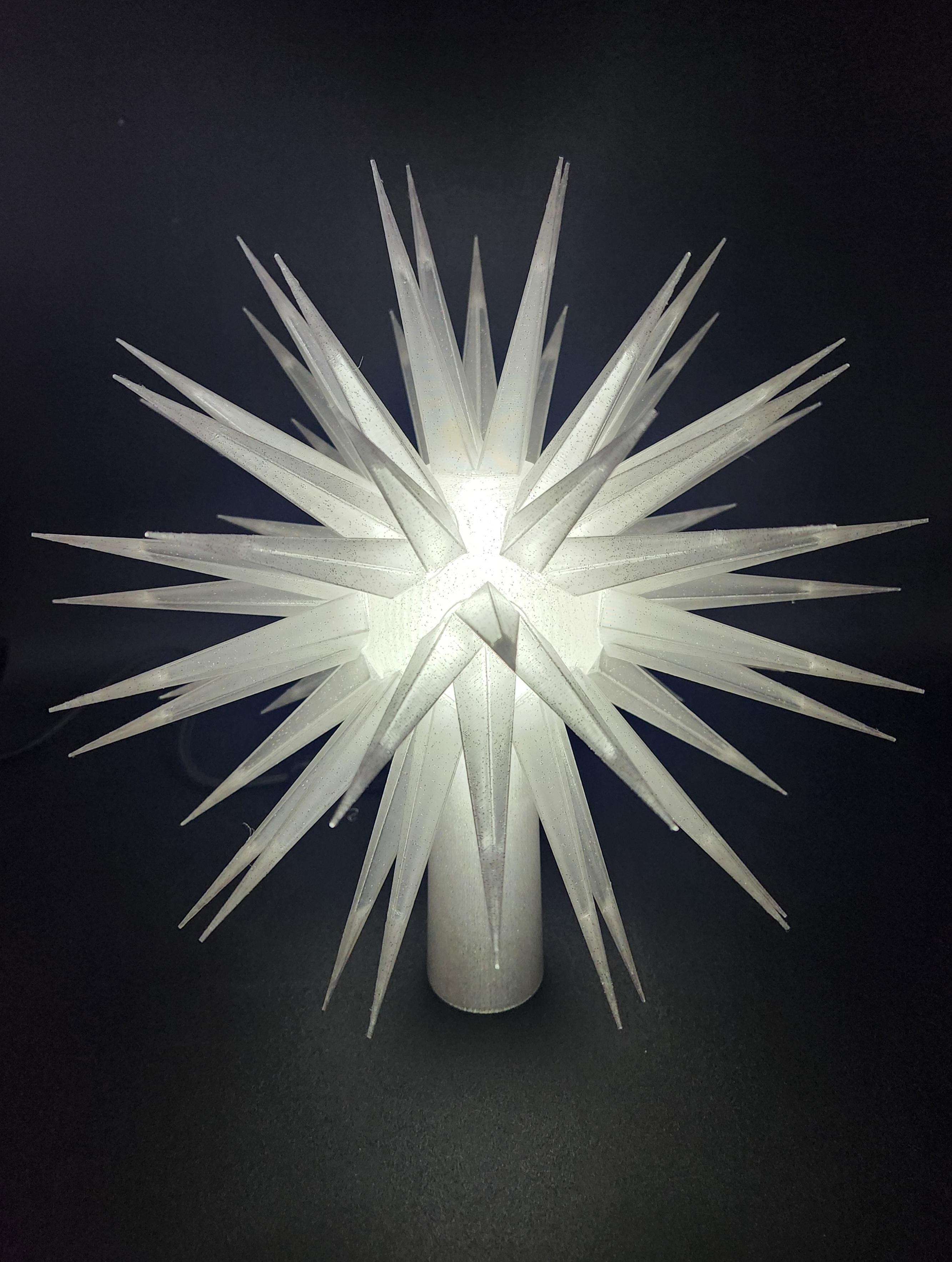 Lit Christmas Tree Topper By MB3D Download Free STL Model lit-christmas-tree-topper-by-mb3d-download-free-stl-model