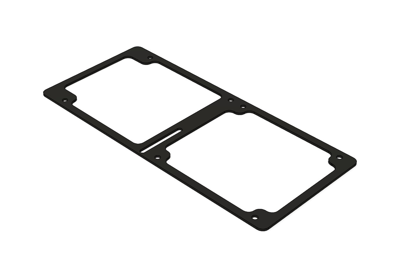 Fractal Design Node 202 Template for GPU Compartment