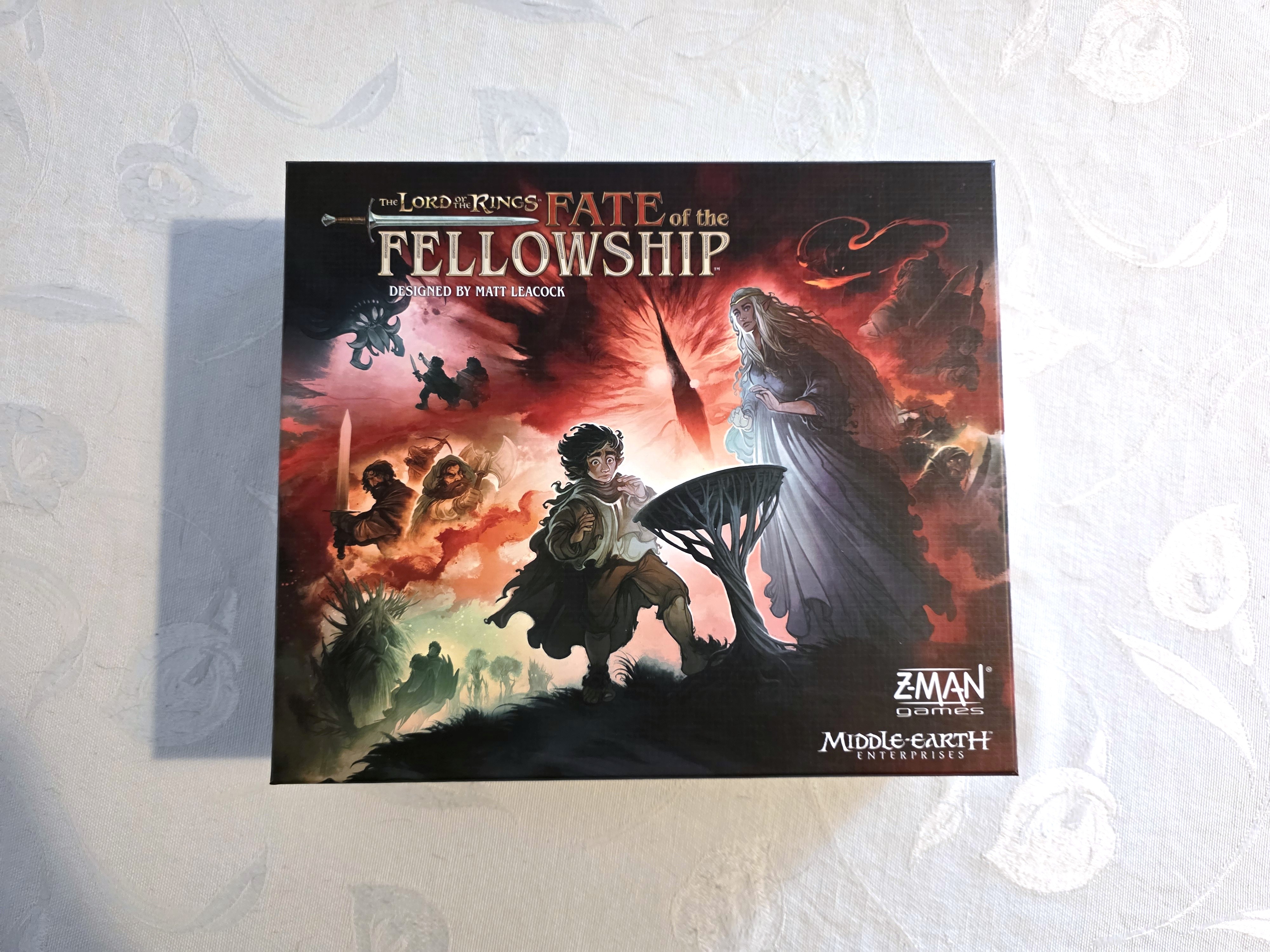 The Lord of the Rings-Fate of the Fellowship 3D Print Insert/Organizer sleeved remix Jason Lowe