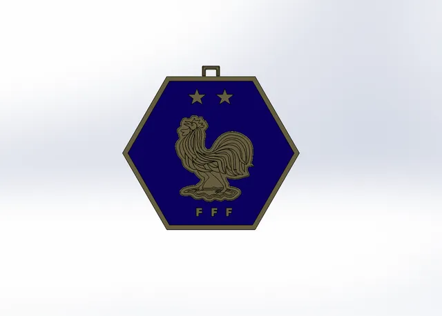 PORTE CLÉ ÉQUIPE DE FRANCE COUPE DU MONDE 2022