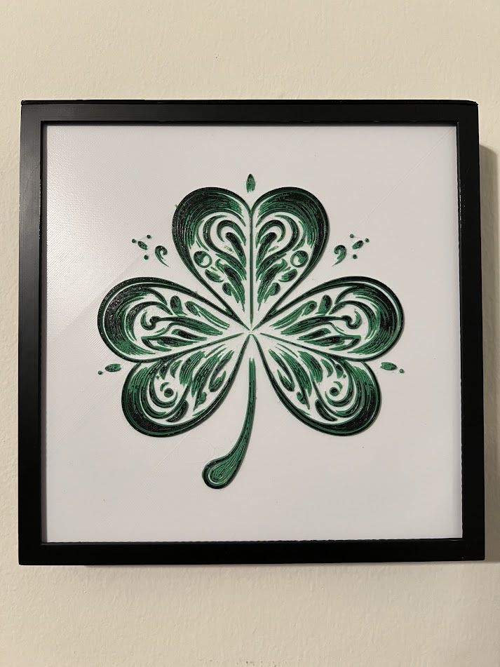 HueForge Seasonal Decorations: St. Patrick's Day