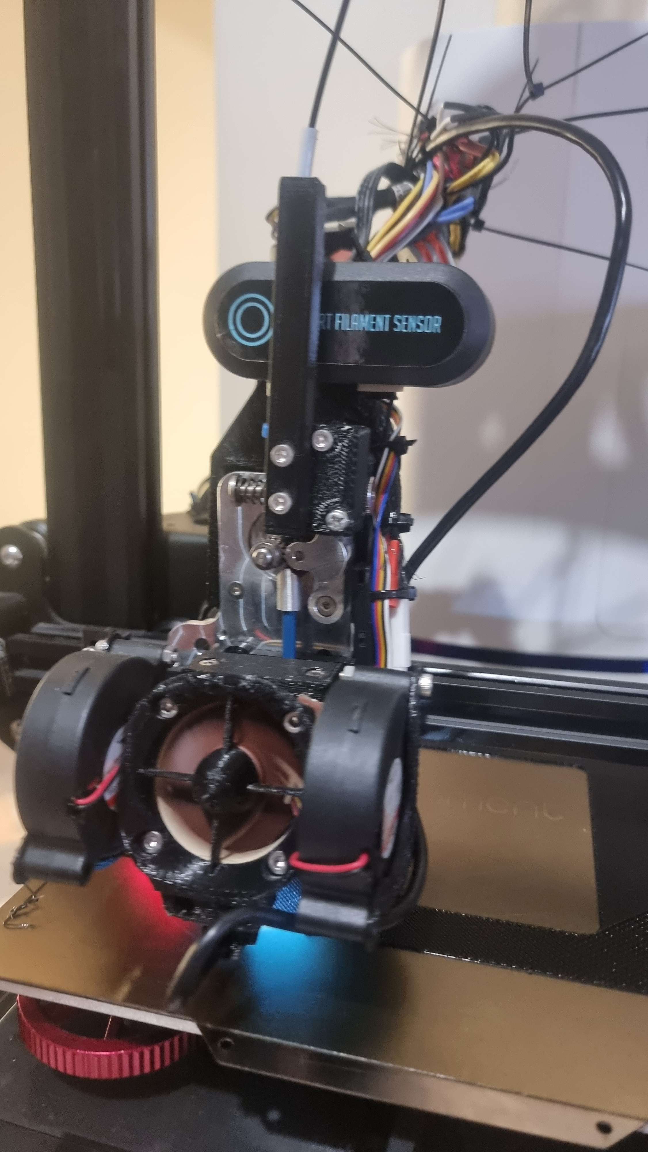 Micro Swiss Direct Drive (MSDD) Extended Extruder Arm by Dingo