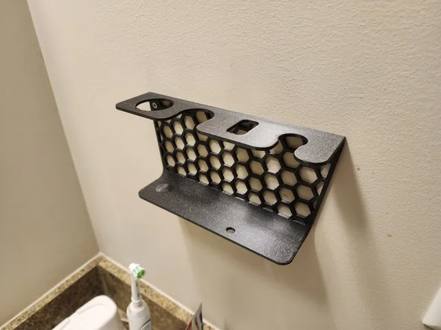 Hex Bathroom Shelf