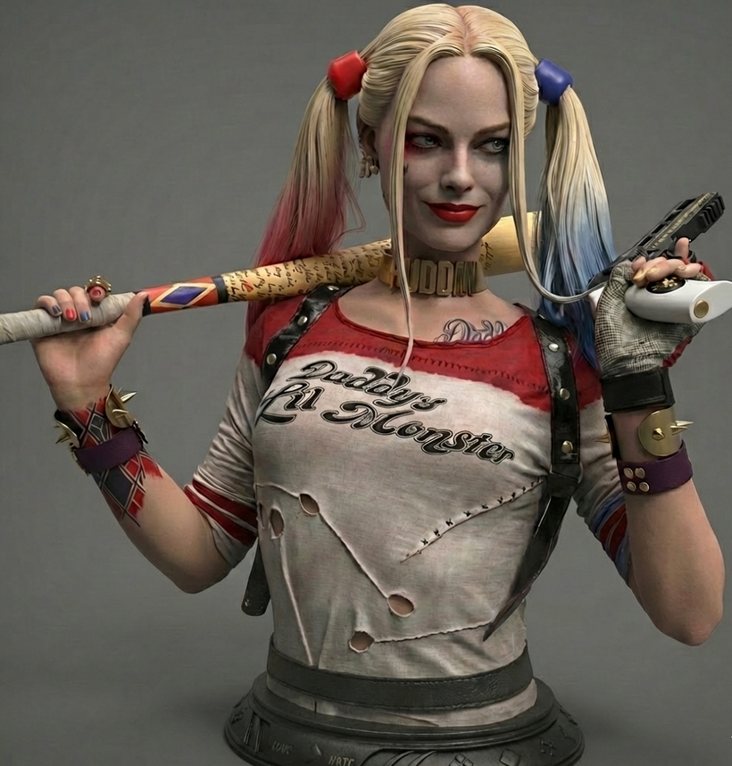 Harley Quinn Bust