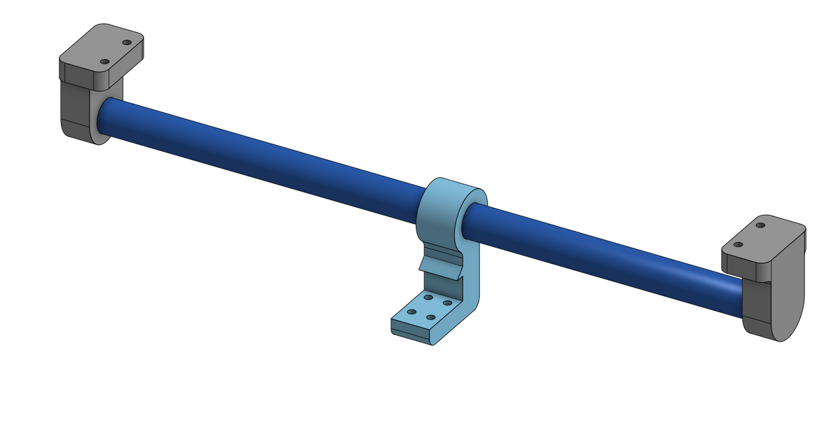 Keyboard tray w/ PVC pipe por John Holbrook Descargar modelo STL