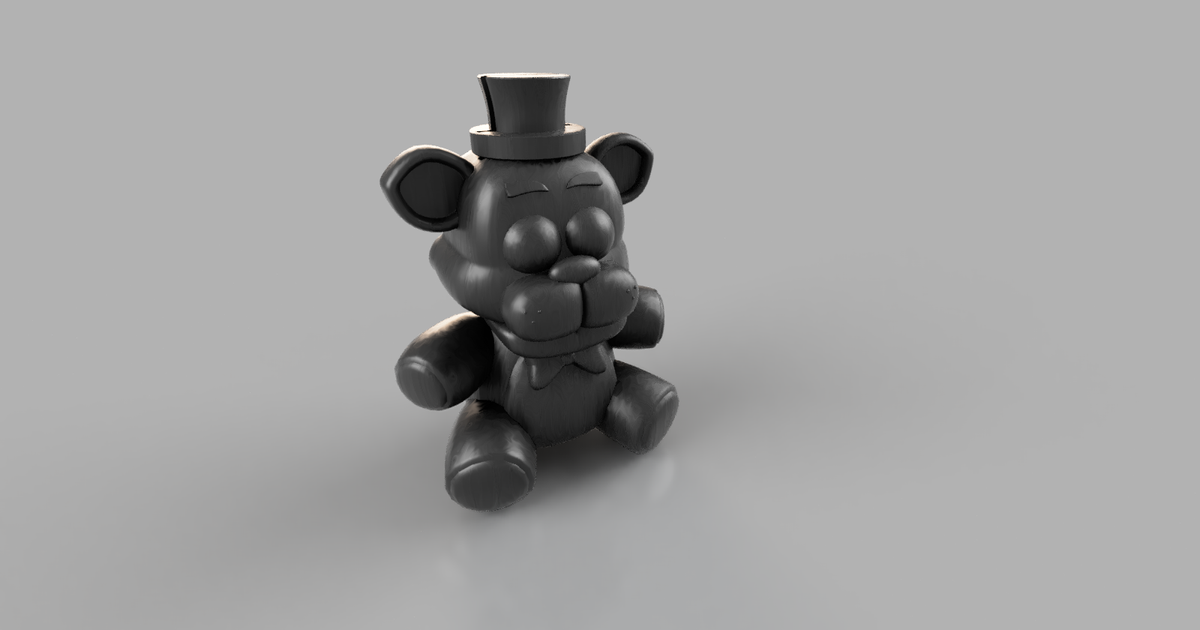 Freddy Fazbear Coin bank by dbefer #39 s gaming Download free STL model Freddy Fazbear Coin bank by dbefer #39 s gaming Download free STL model