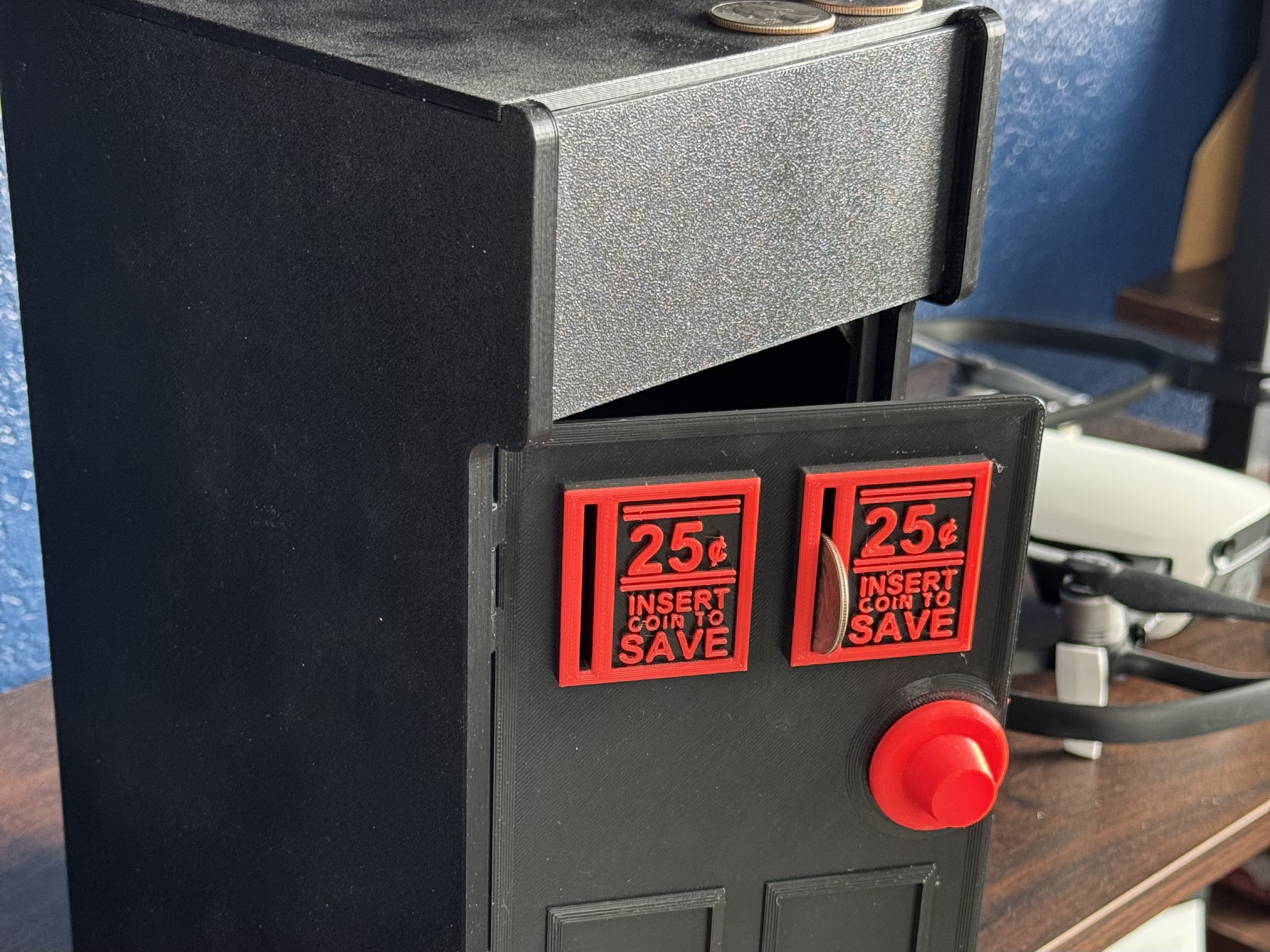 Retro Arcade Style Piggy Bank