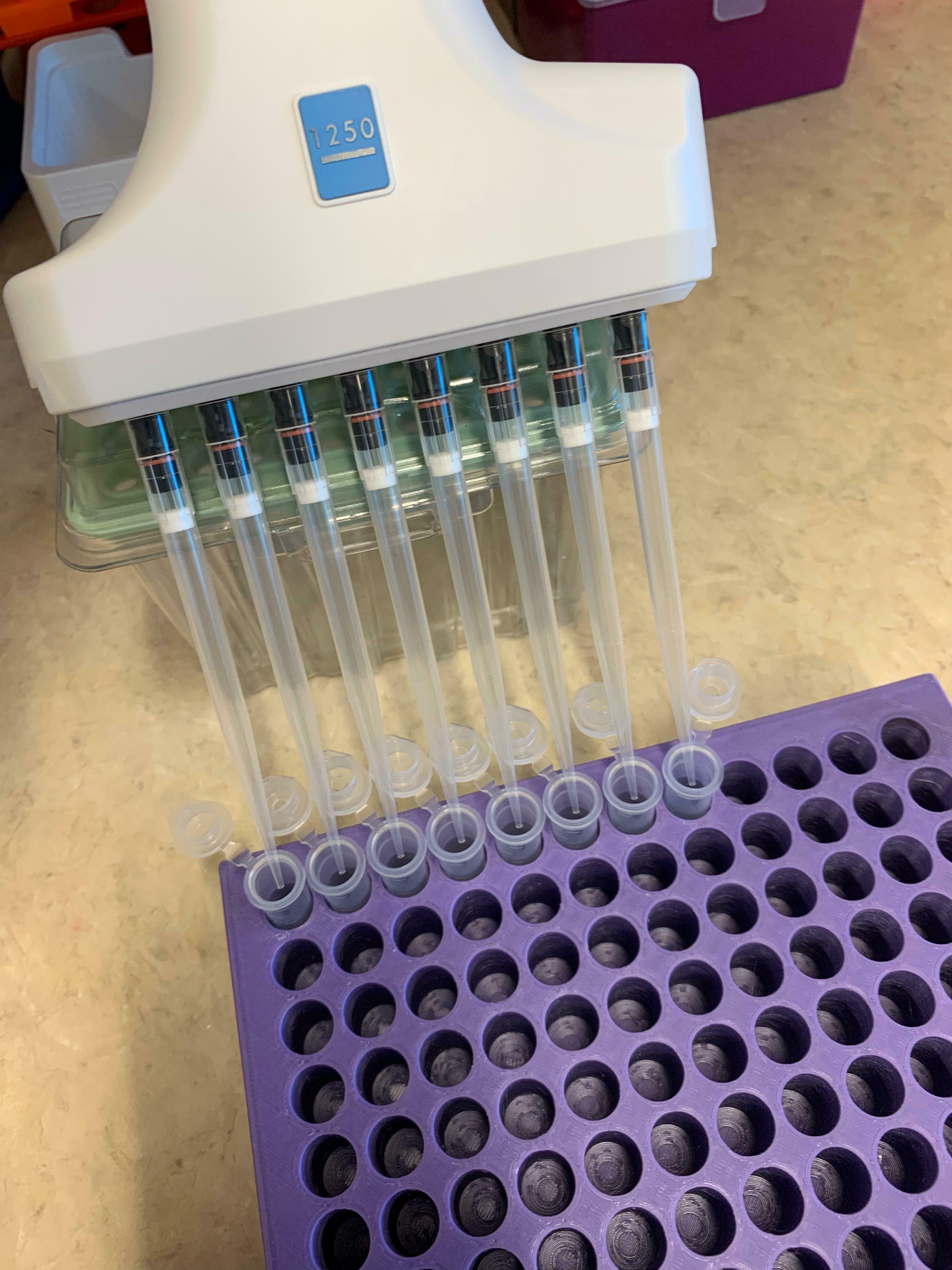 Eppie Rack for Integra Multichannel Pipettes by Luis Carlos Morales