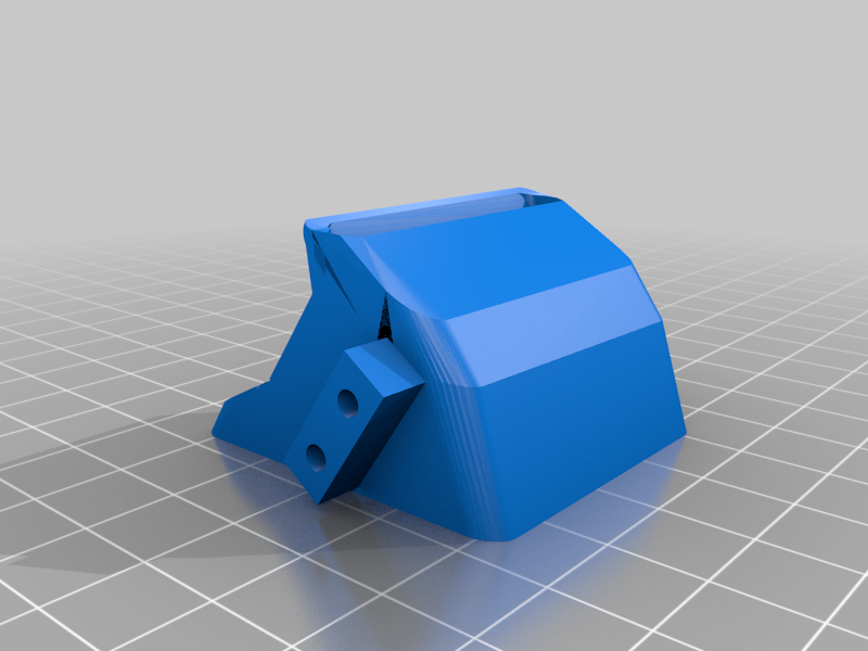 Creality Ender 3 v2 Hotend & Part Cooling Fan Duct Adapter for quiet