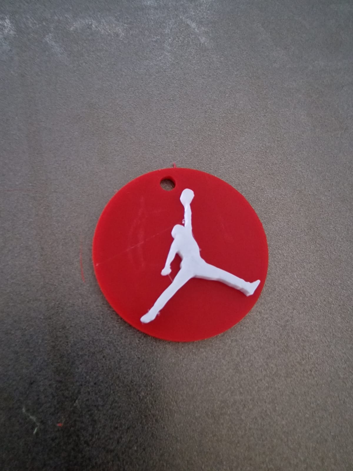 Jordan logo keychain by NickR1983 Download free STL model