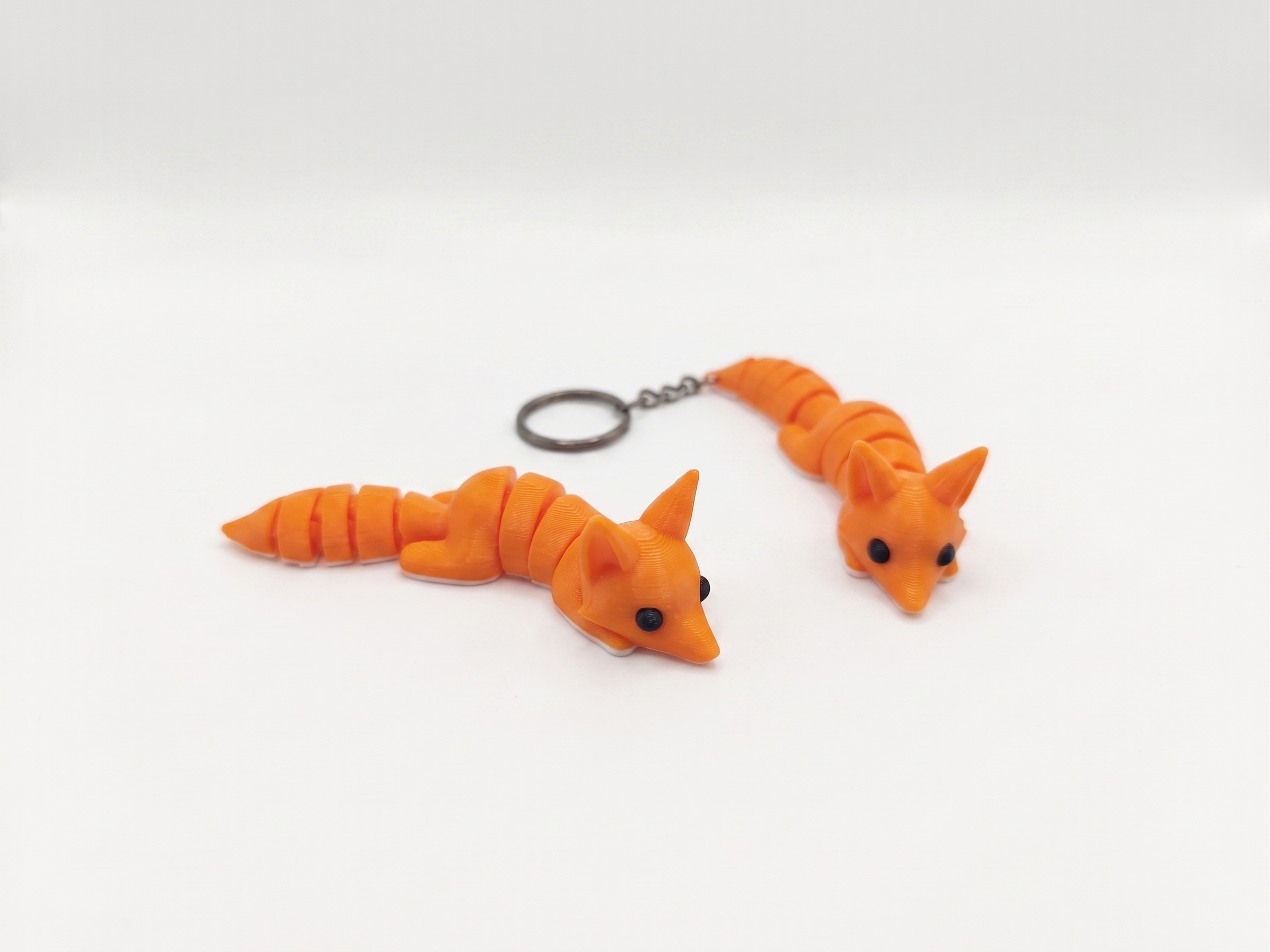 Miniatura 3 do modelo 3D Cute Flexi Fox + Keychain