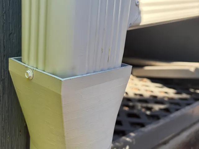 3x4 Downspout Rotatable Connector